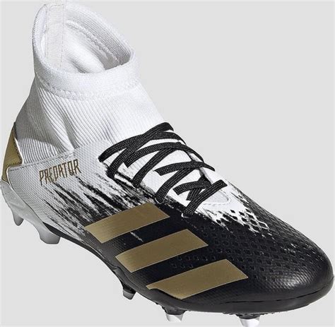 adidas predator 20.3 fg voetbalschoenen wit/goud|adidas Predator Mutator 20.3 Veterloze Firm Ground .